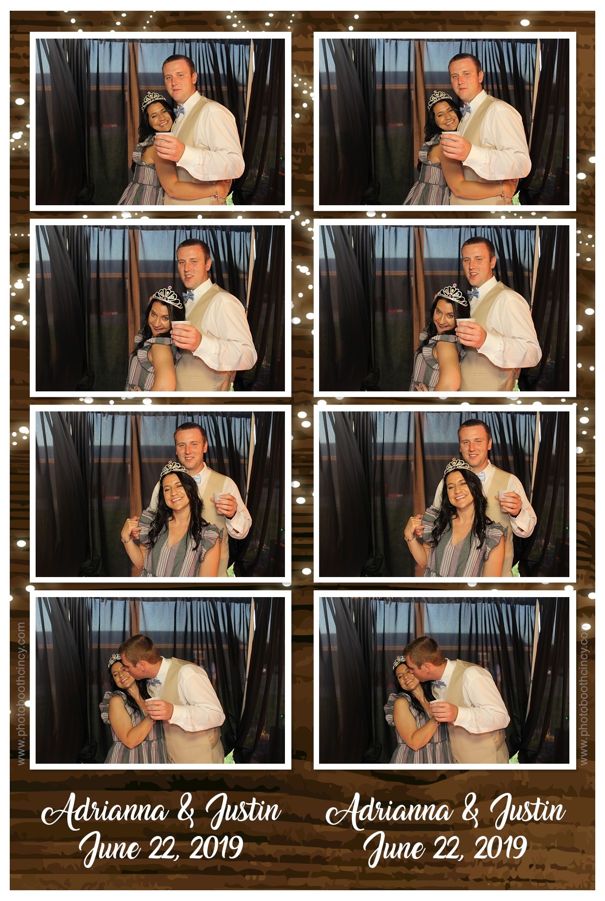 Adrianna Moore & Justin Leonard Reception | View more photos from the event at gallery.photoboothcincy.com/u/PhotoBoothCincy/Adrianna-Moore-Justin-Leonard-Reception